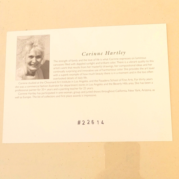 CORRINE HARTLEY  THE LINE UP PRINT - Picture 5 of 5